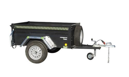 Remolque Carga Pintado Serie Campero 2050 x 1360 x 500 mm. | 750 Kg