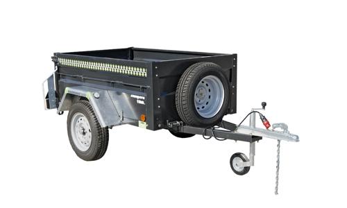 Remolque Carga Pintado Serie Campero 3000 x 1500 x 500 mm. | 750 Kg