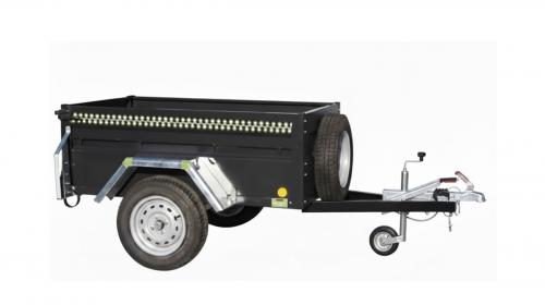 Remolque Carga Pintado Serie Campero 1850 x 1100 x 500 mm. | 750 Kg
