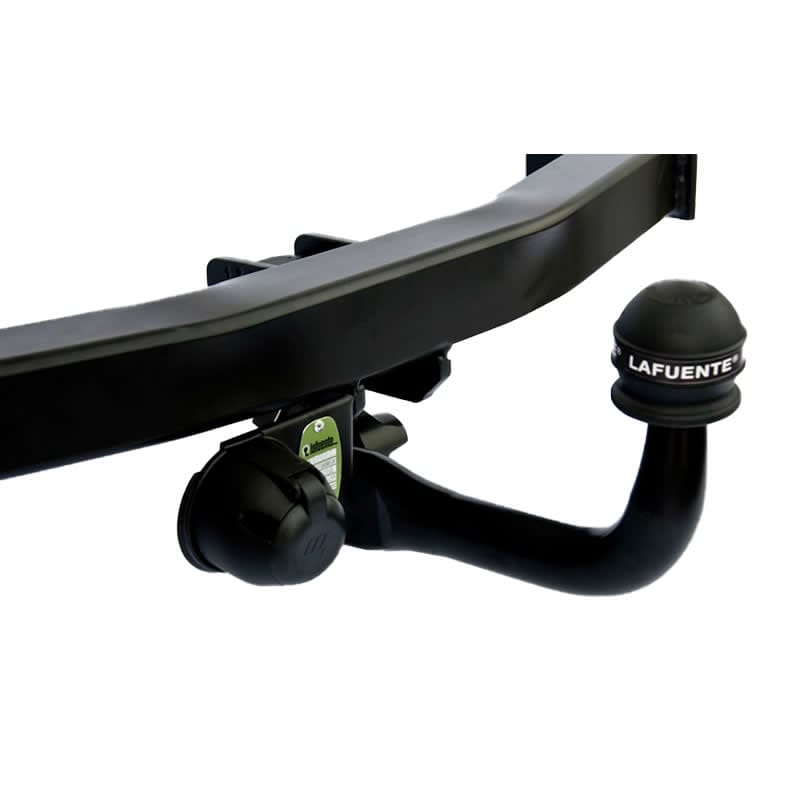 Towbar with a removable vertical system