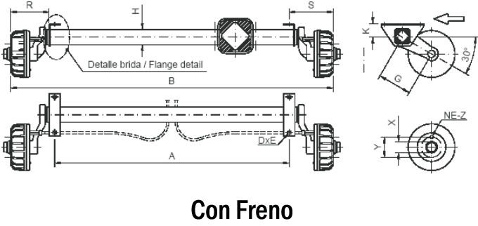 Trailer axles 2